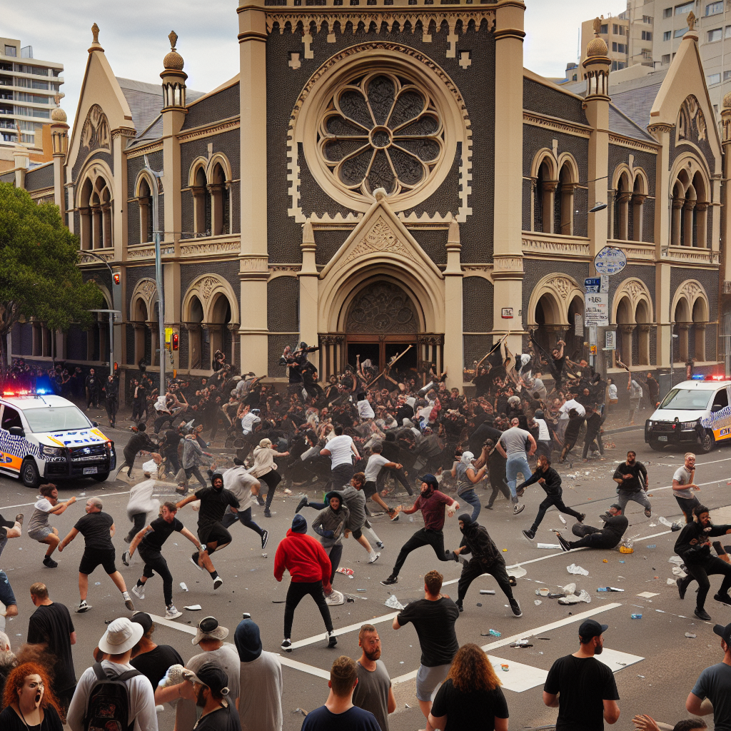 Police Report: Mob Staged Attack on Australian Synagogue