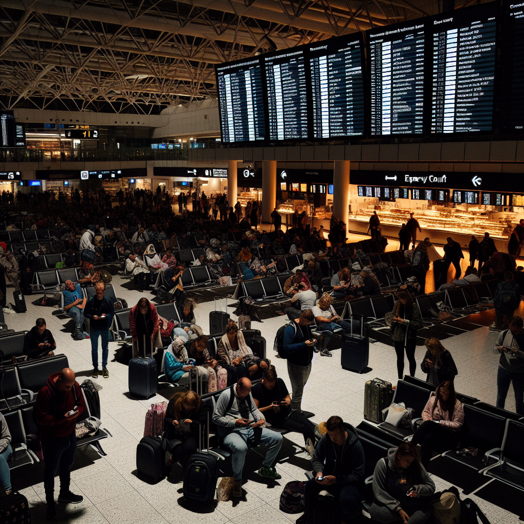 "Power Outage Sparks Chaos at London Airport"