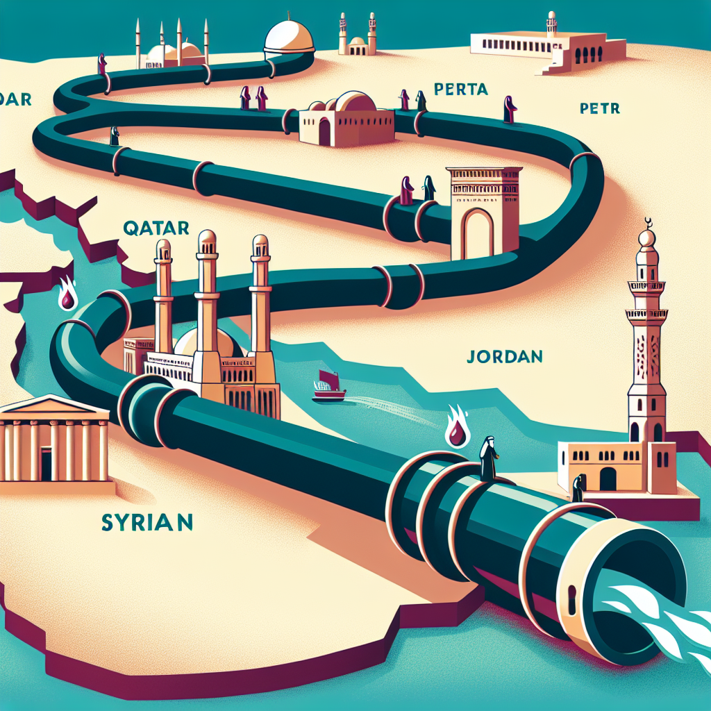 Qatar Commences Natural Gas Supply to Syria via Jordan
