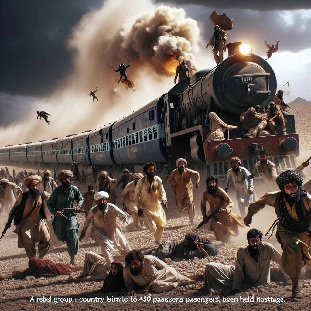 Rebel Group Seizes Pakistan Train, 450 Passengers Held Hostage