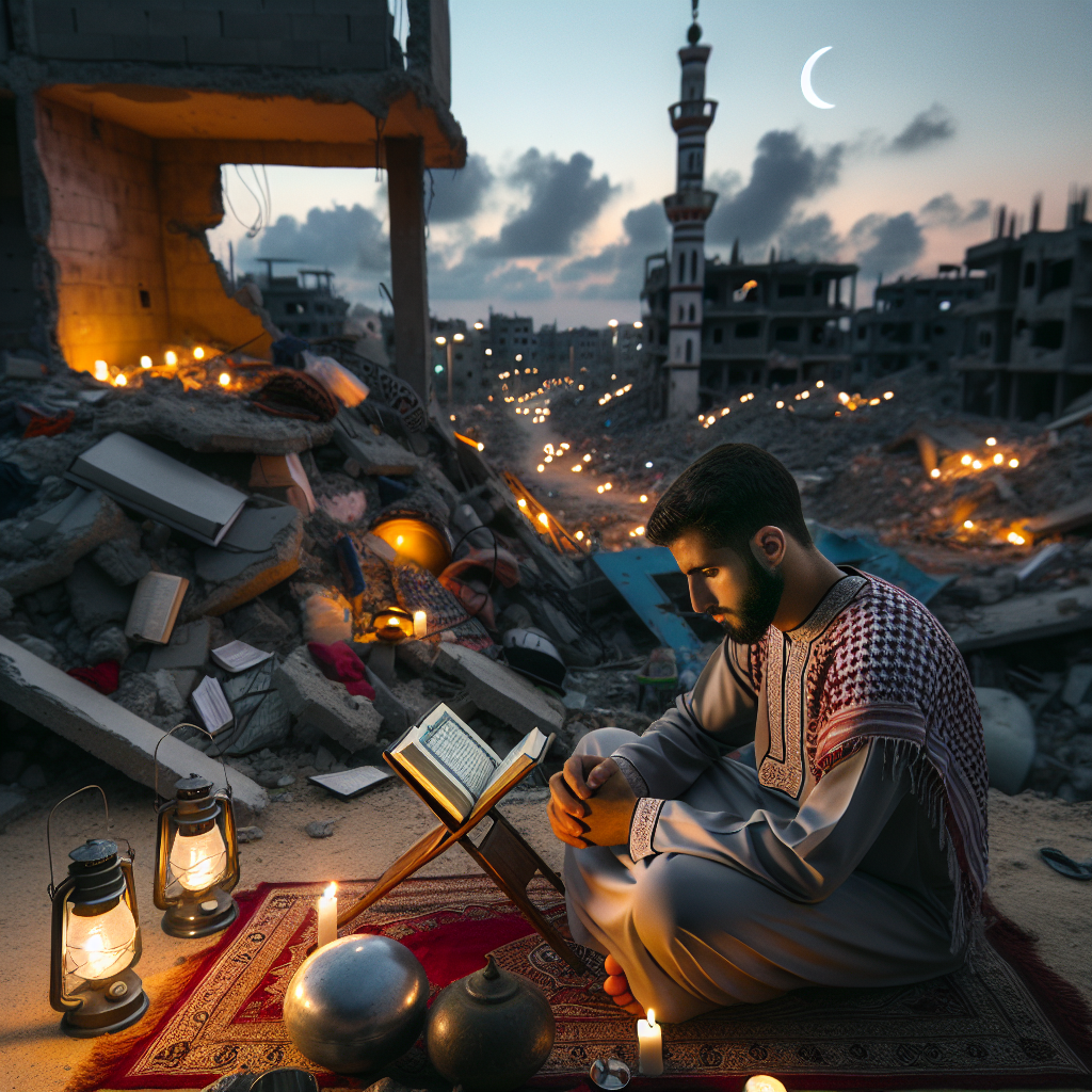 Resilience and Faith: Observing Ramadan Amidst Gaza's Ruins