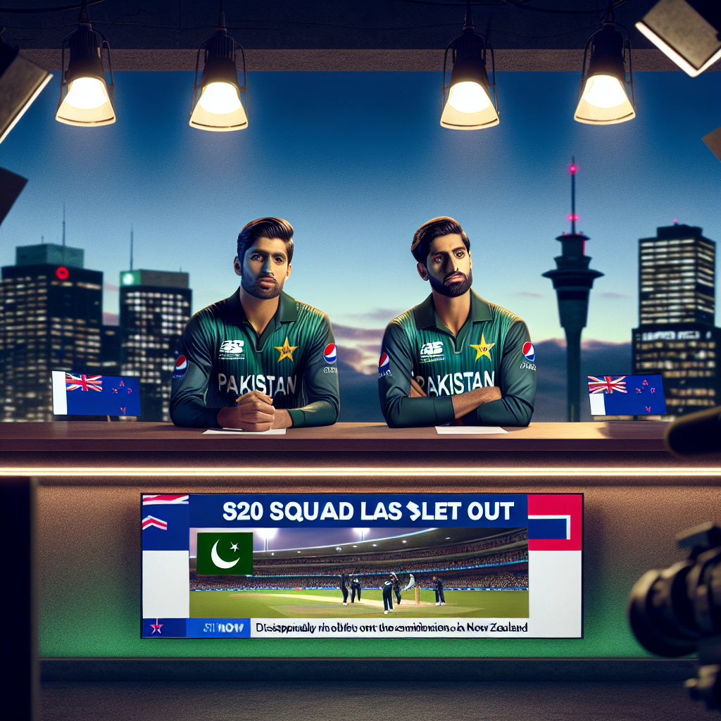 Rizwan and Babar Excluded from Pakistan's T20 Squad for New Zealand Series