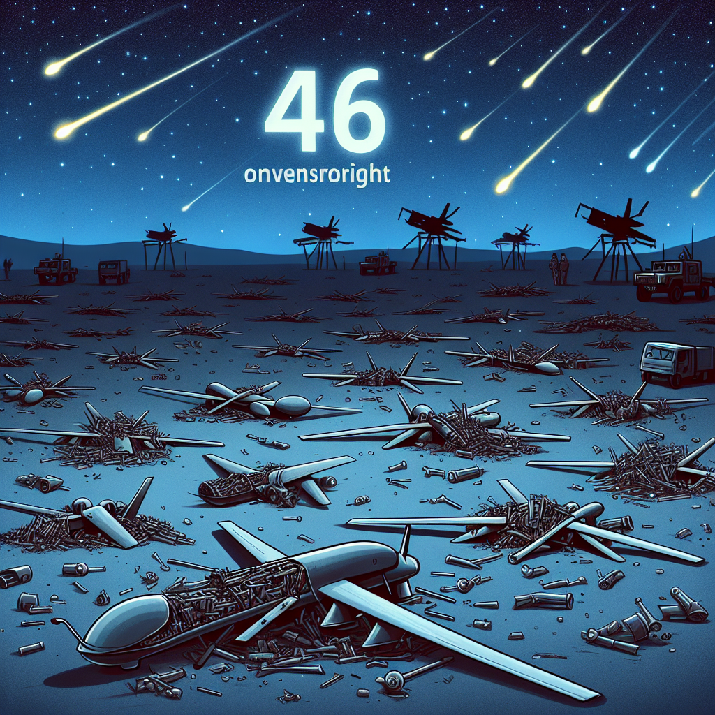 Russia Reports Overnight Destruction of 46 Ukrainian Drones