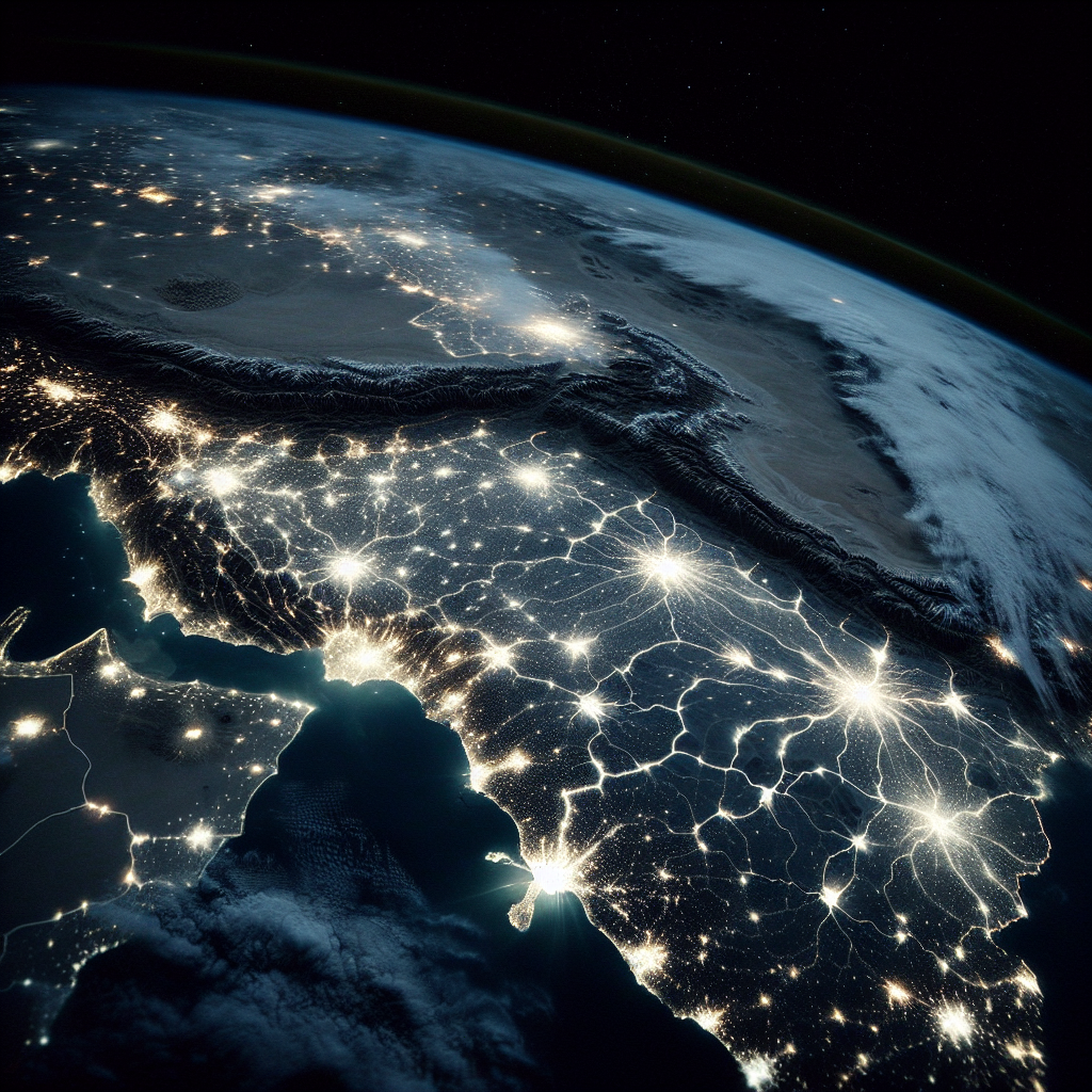 Satellite Images Reveal Gaza's Darkness Due to Israeli Power Limitations