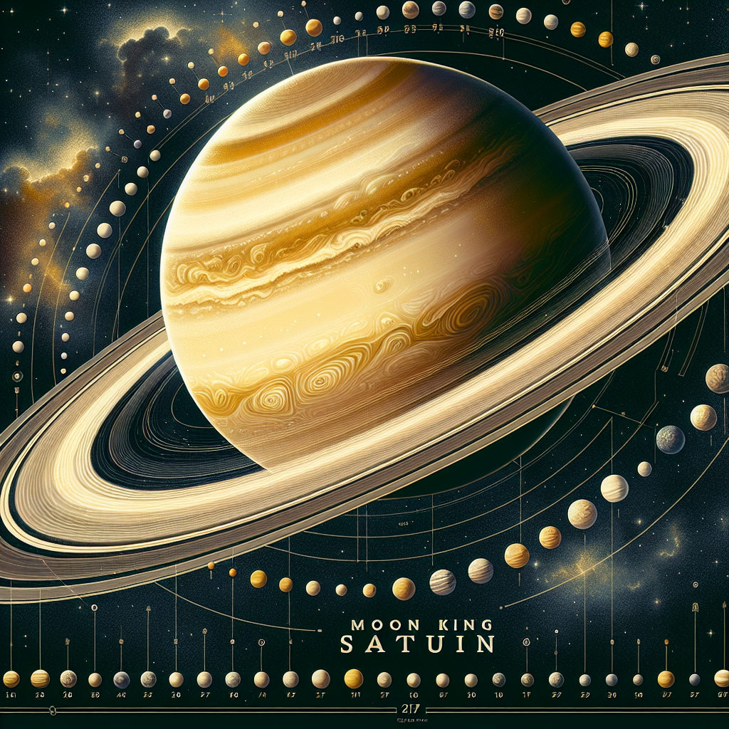 Saturn Reigns as 'Moon King' with 128 New Satellite Discoveries