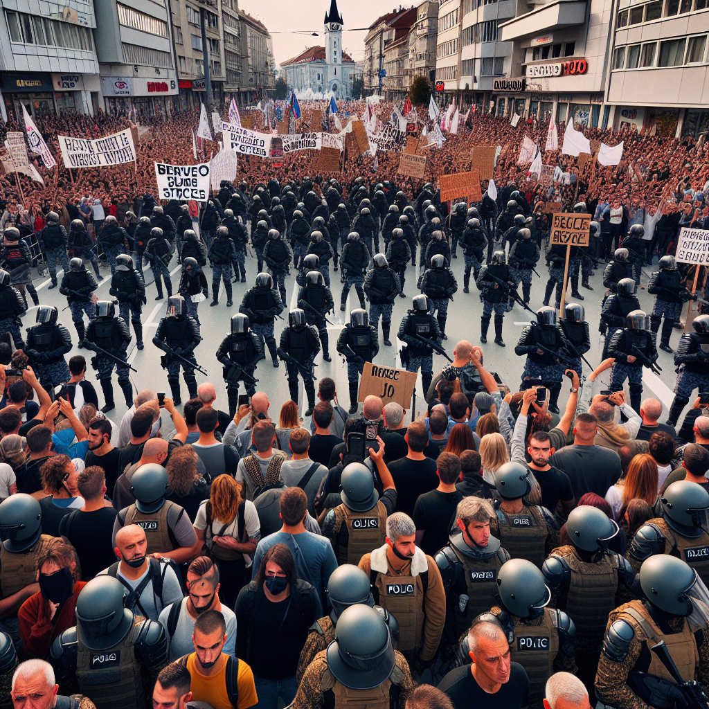 Serbian Protesters Allege Police Deployment of 'Acoustic Weapons'
