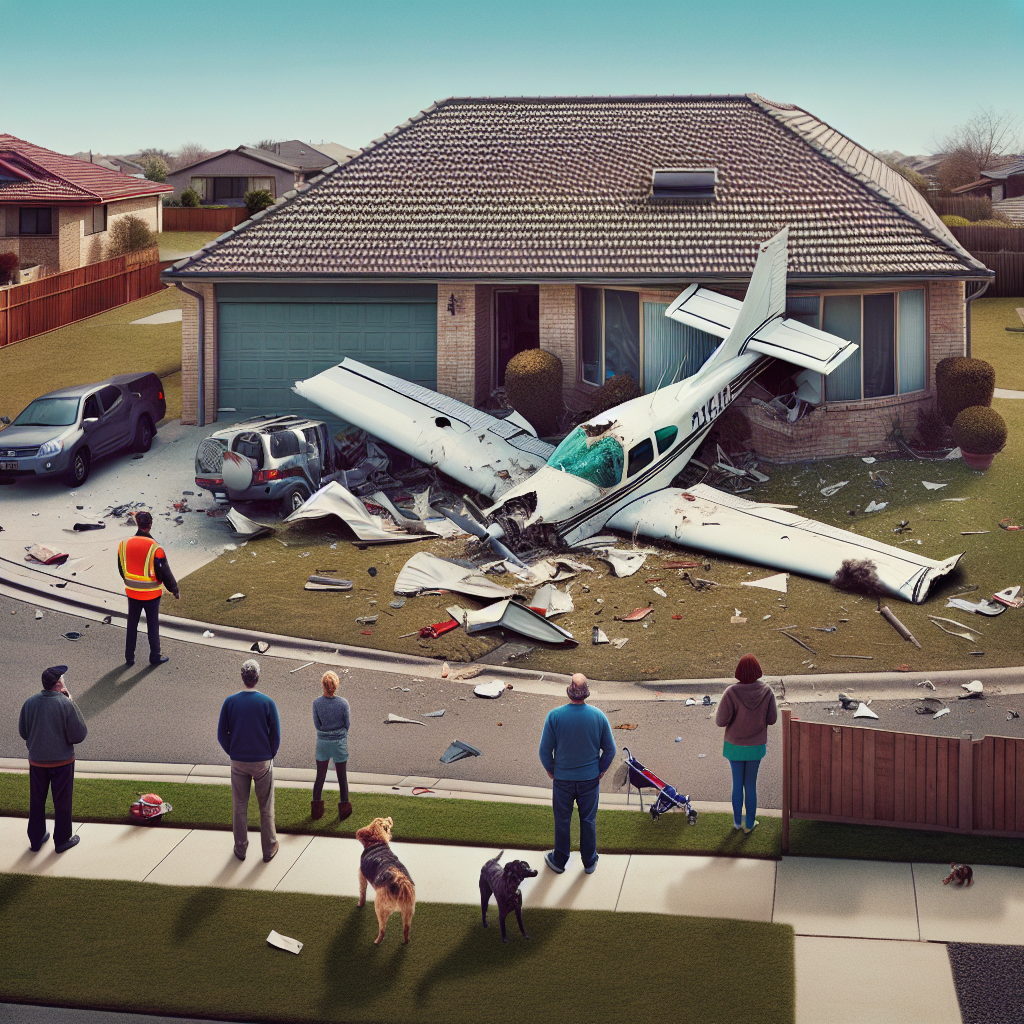Small Plane Crashes into Neighborhood (VIDEO)
