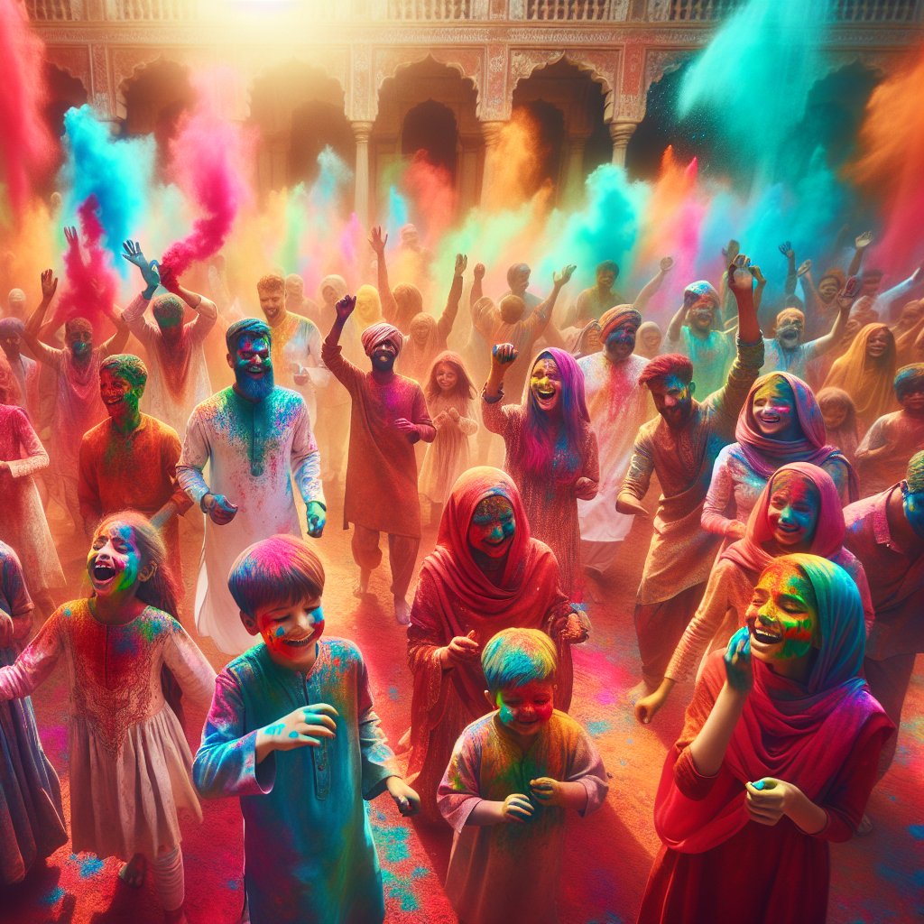 South Asia Bursts with Color in Lively Holi Festivities
