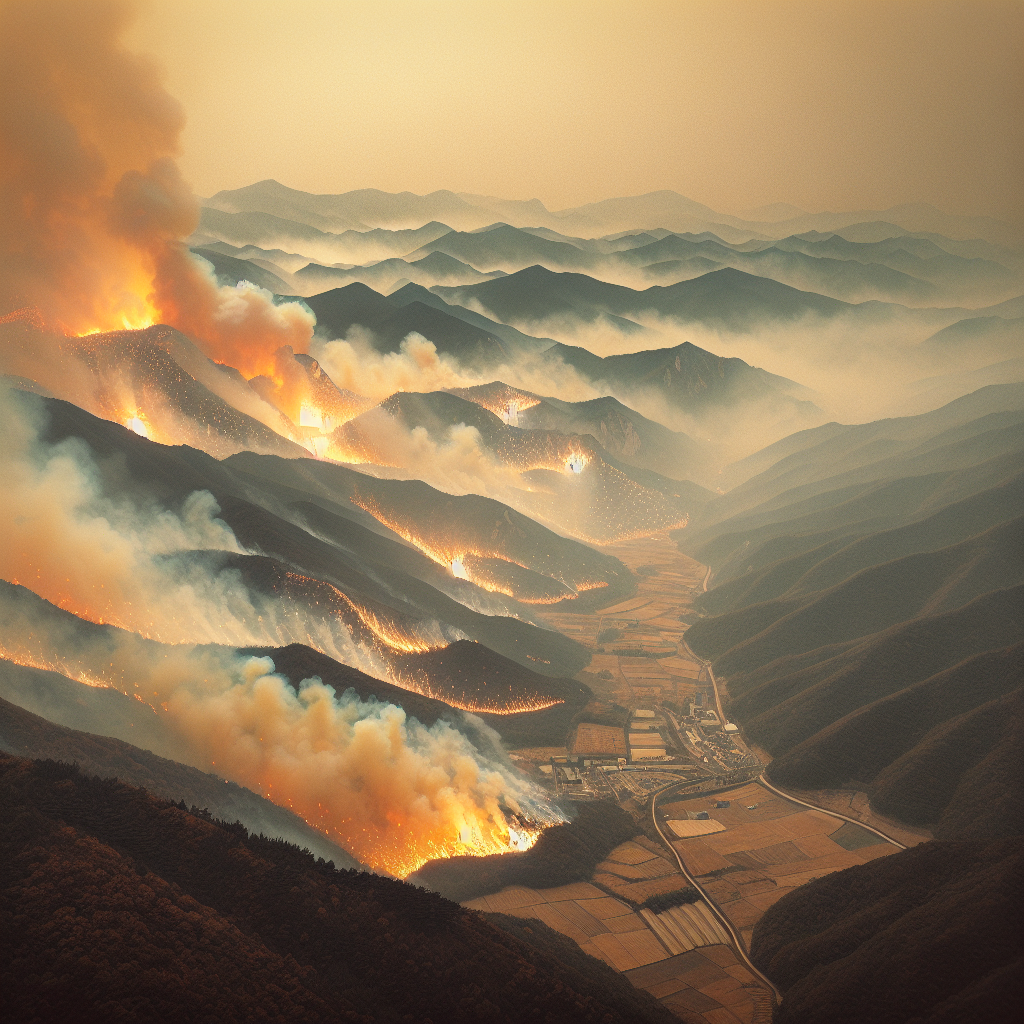 South Korea Wildfires Claim 28 Lives Over Weeklong Blaze