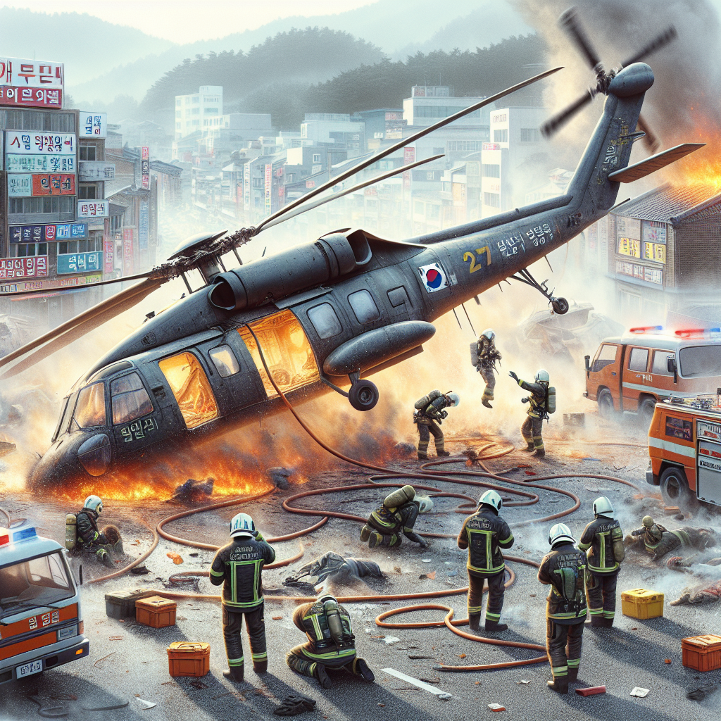 South Korean Firefighting Helicopter Crashes, Officials Report