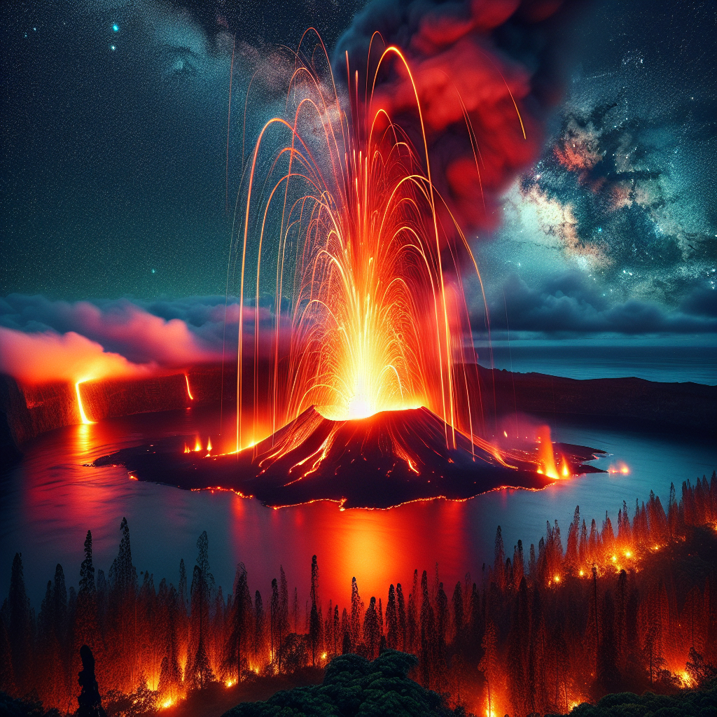 Spectacular Lava Fountain Highlights Latest Hawaii Volcano Eruption Episode