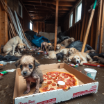 Starving Dogs Discovered in Michigan Home, Including Puppy in Pizza Box
