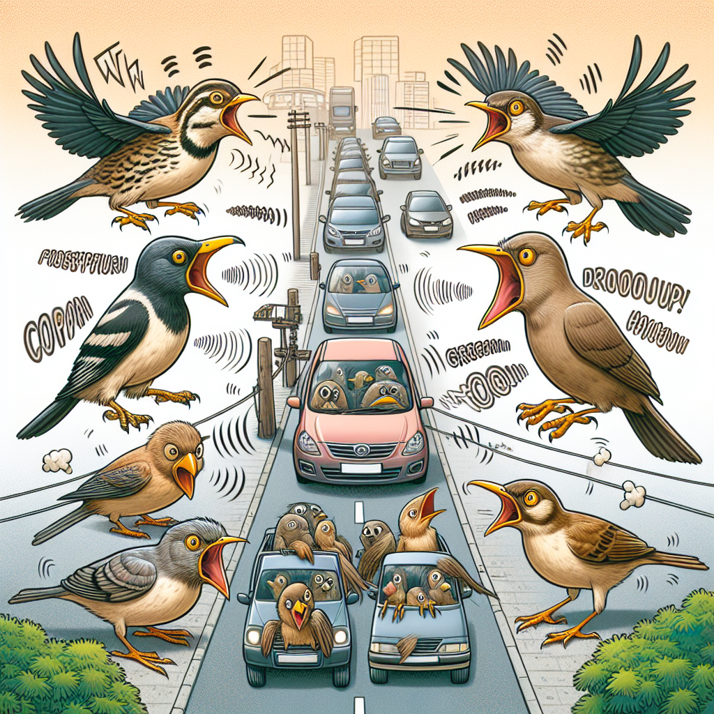 Study Finds Birds Exhibit 'Road Rage' Similar to Humans Due to Traffic Noise