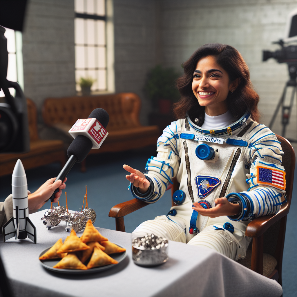 Sunita Williams Discusses Samosas and Private Spacecraft Risks with NDTV