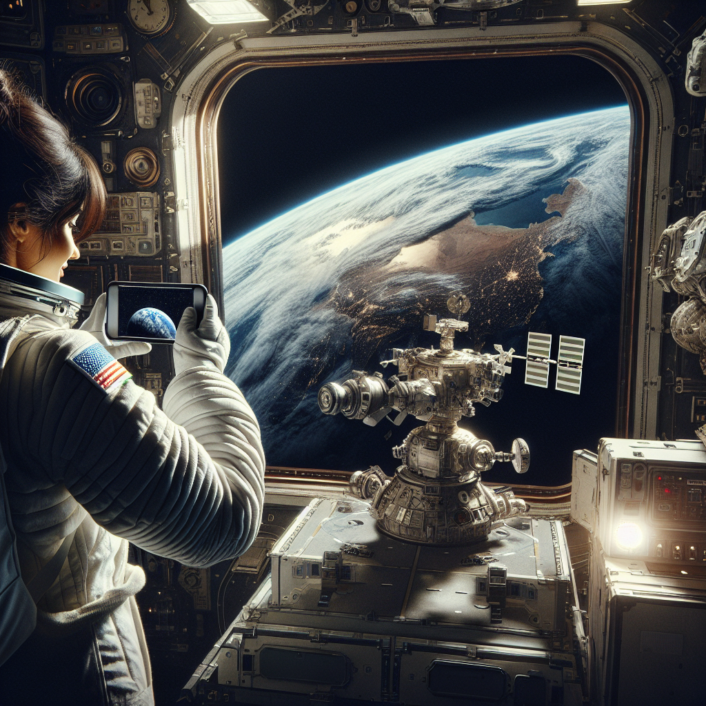 Sunita Williams' Last Space Station Photo Before Returning to Earth