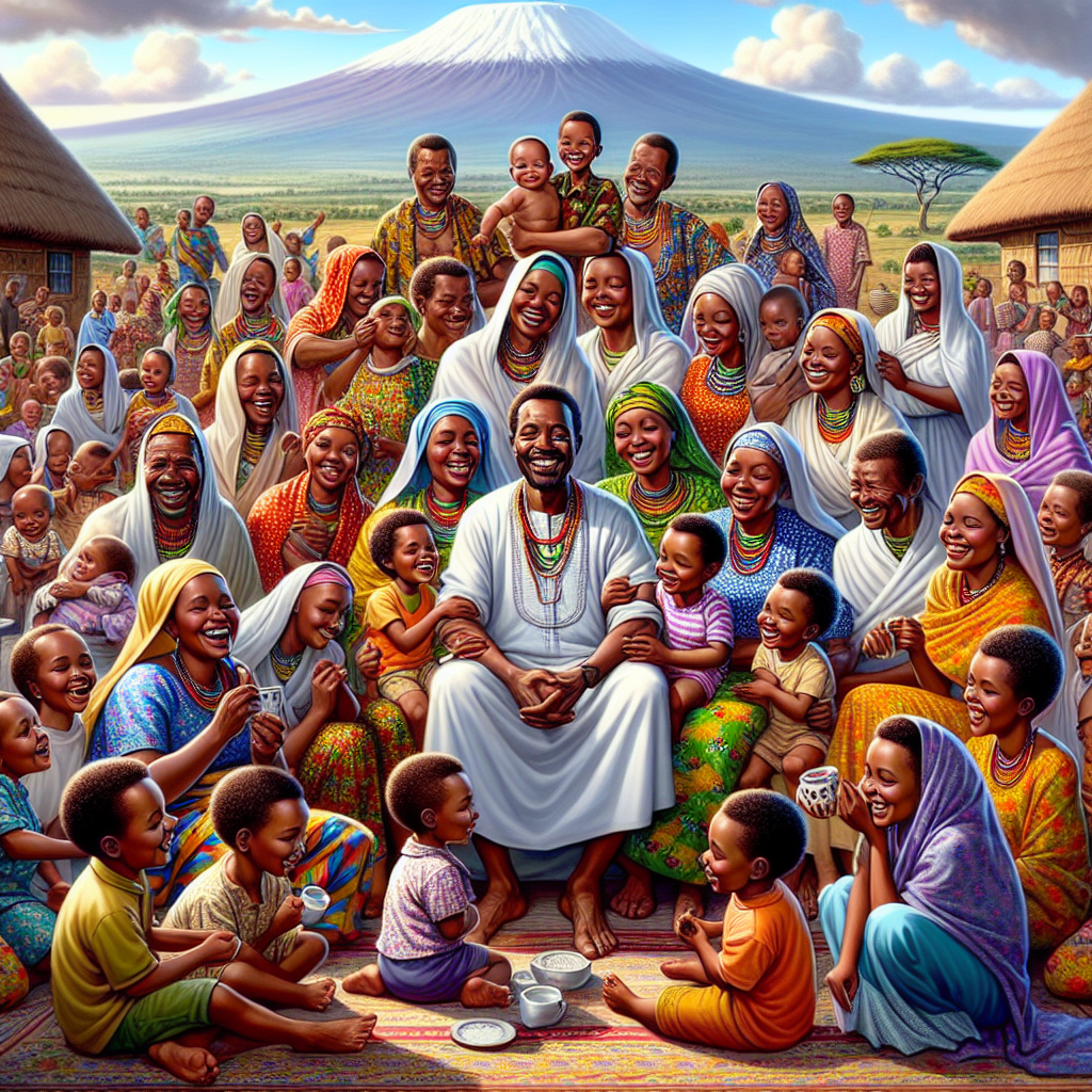 Tanzanian Man Expands Family with 16 Wives and 104 Children to Honor Father's Wish