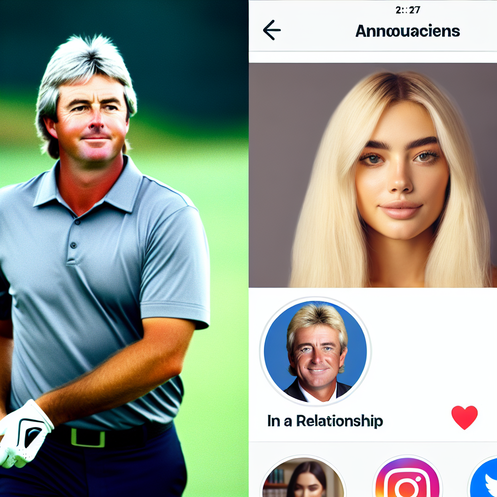 Tiger Woods Announces Relationship with Vanessa Trump Online