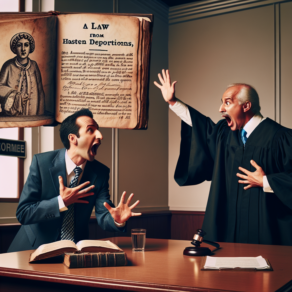 Trump Cites 18th Century Law for Faster Deportations, Judge Quickly Blocks It