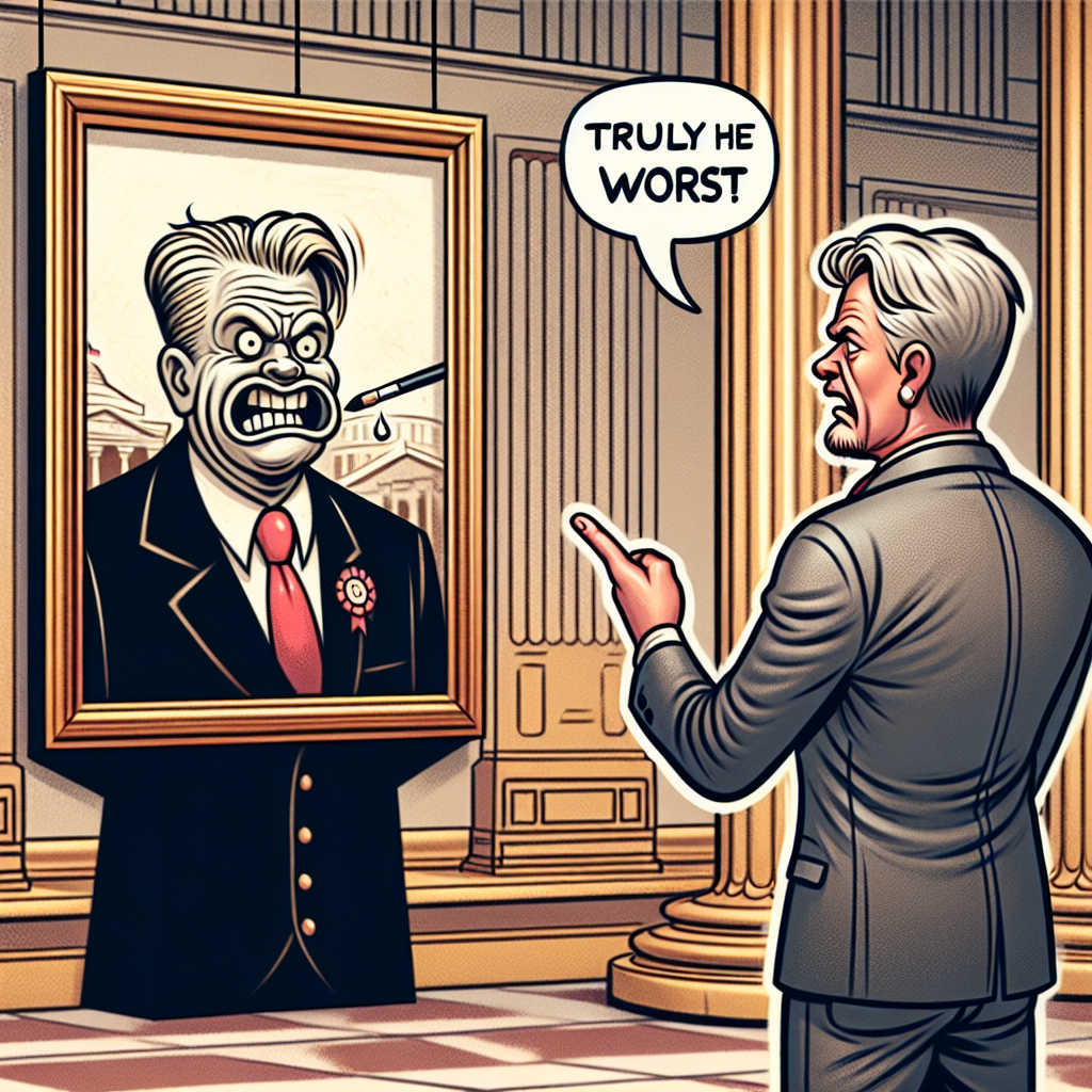 "Trump Criticizes 'Distorted' Portrait at Colorado Capitol as 'Truly Worst'"