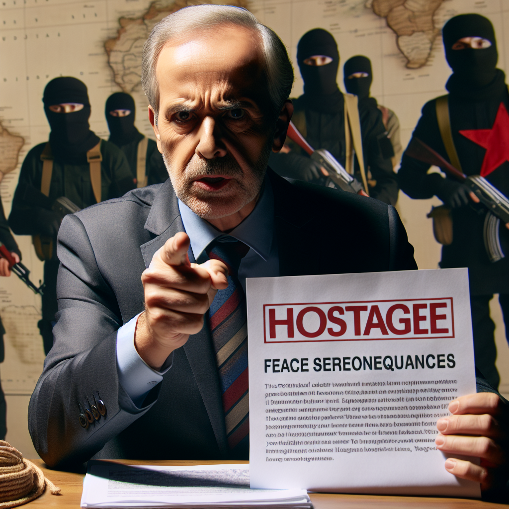 "Trump Issues Dire Warning to Gaza: Hostage-Takers Face Dire Consequences"