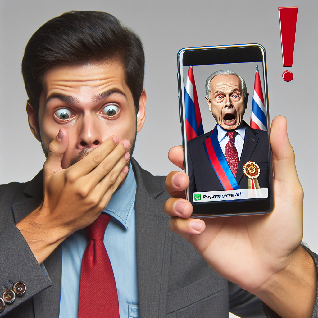 "Trump's Reaction to Chat App Leak Caught on Video"