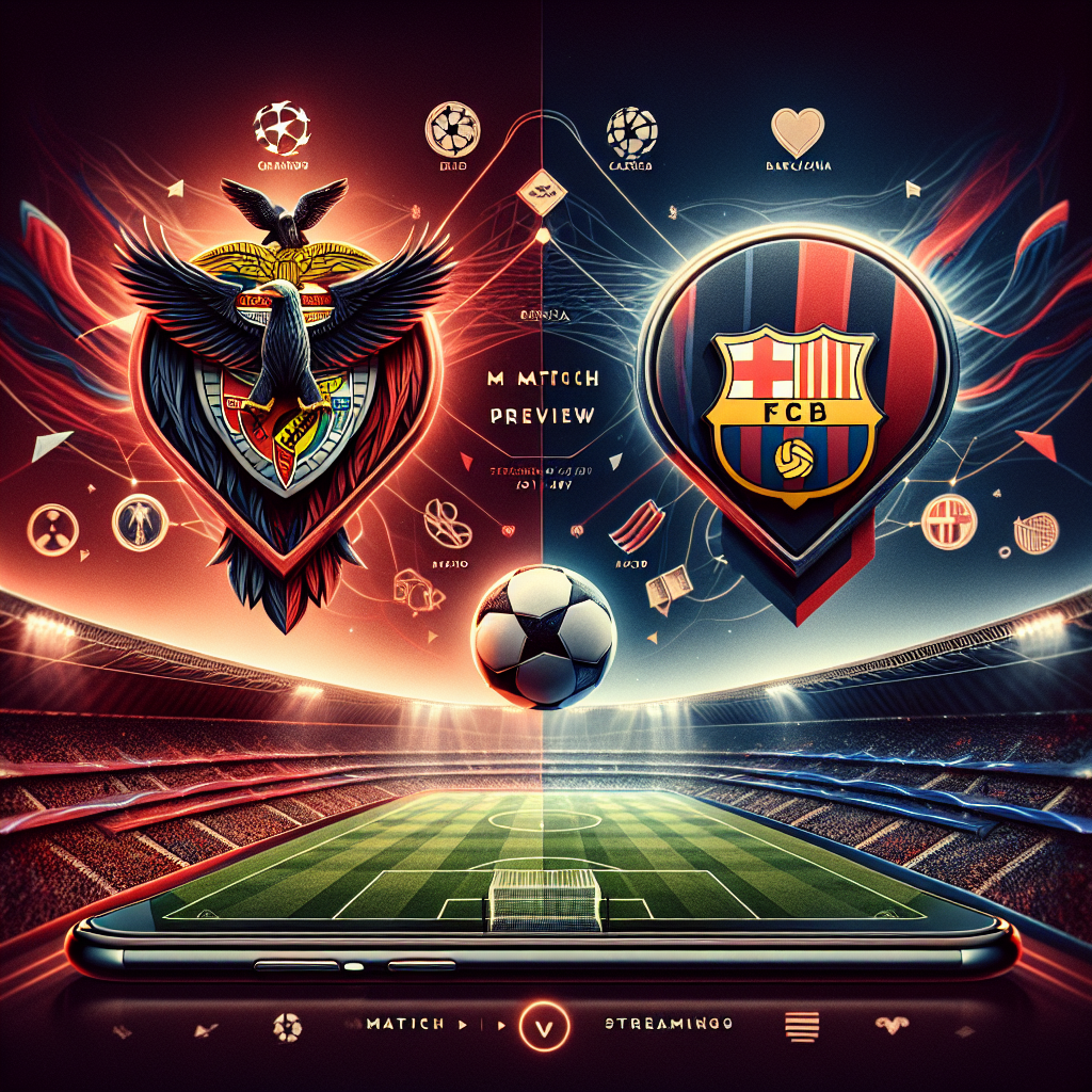 UEFA Champions League: Benfica vs Barcelona – Match Preview and Streaming Details