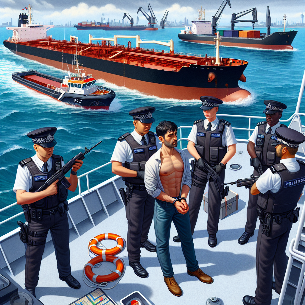 UK Police Detain Man Following North Sea Oil Tanker and Cargo Ship Collision
