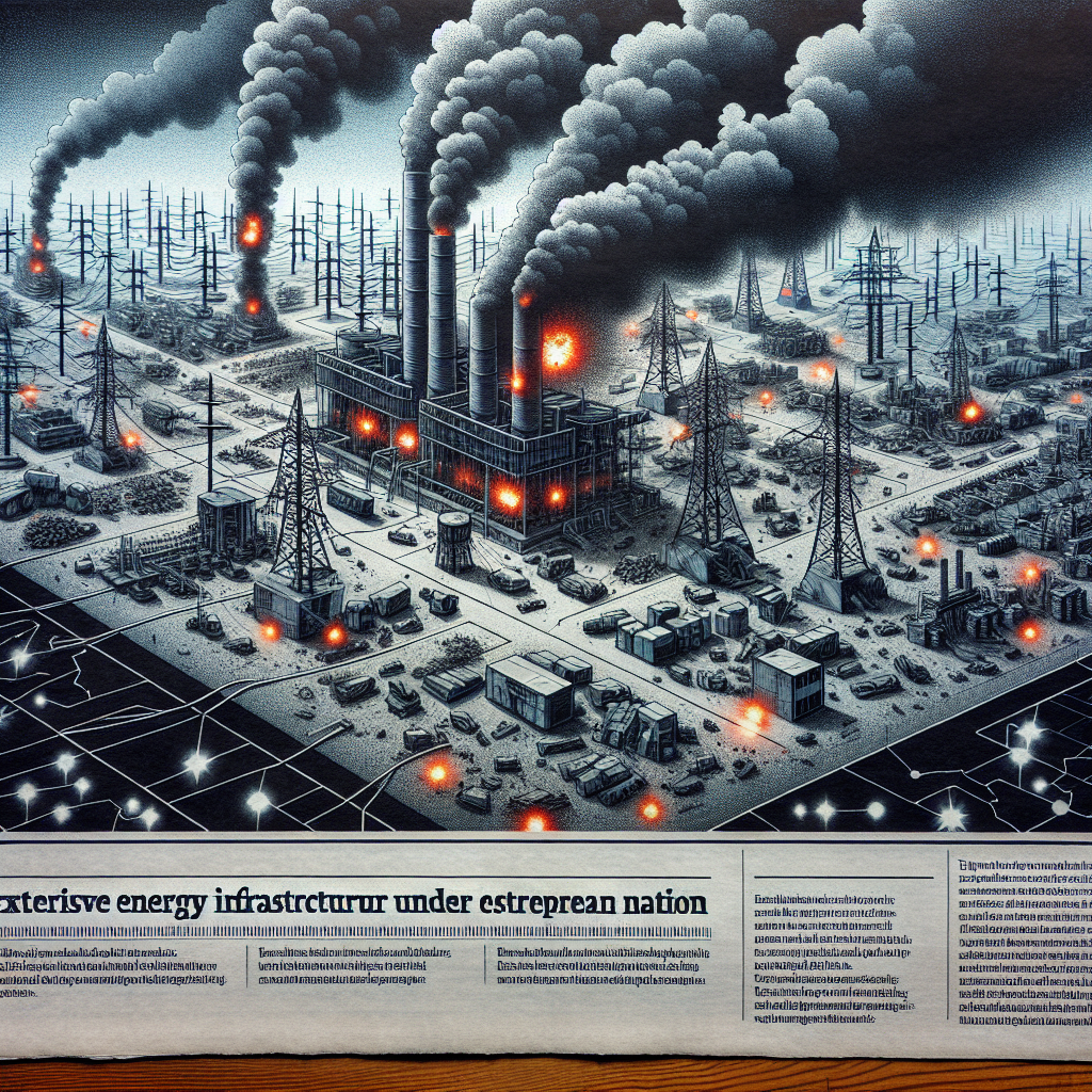 Ukraine Reports Extensive Russian Attacks on Energy Infrastructure