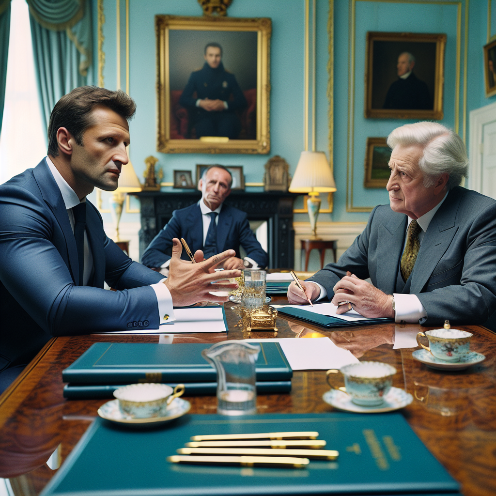 Ukrainian President Zelensky Holds Talks with King Charles III in the UK