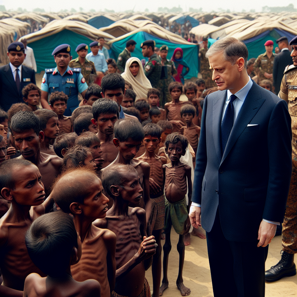 UN Chief Visits Rohingya Refugees in Bangladesh Amid Growing Hunger Concerns