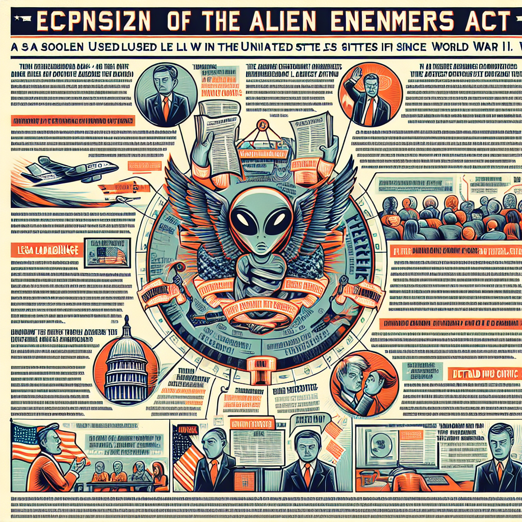 Understanding the Alien Enemies Act: A Rarely Invoked US Law Since WWII