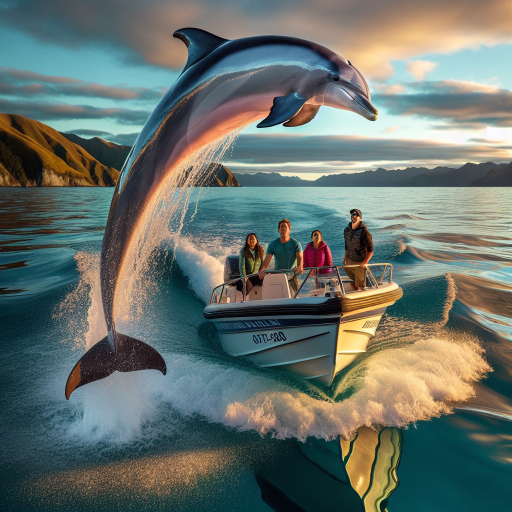 "Unexpected Encounter: 400-Kg Dolphin Leaps Onto Boat in New Zealand"