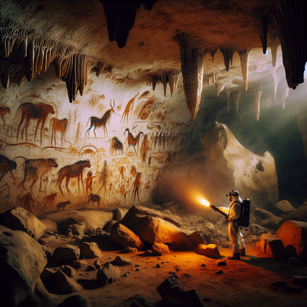 Unveiling Ancient Art: A Rare Look Inside a French Cave