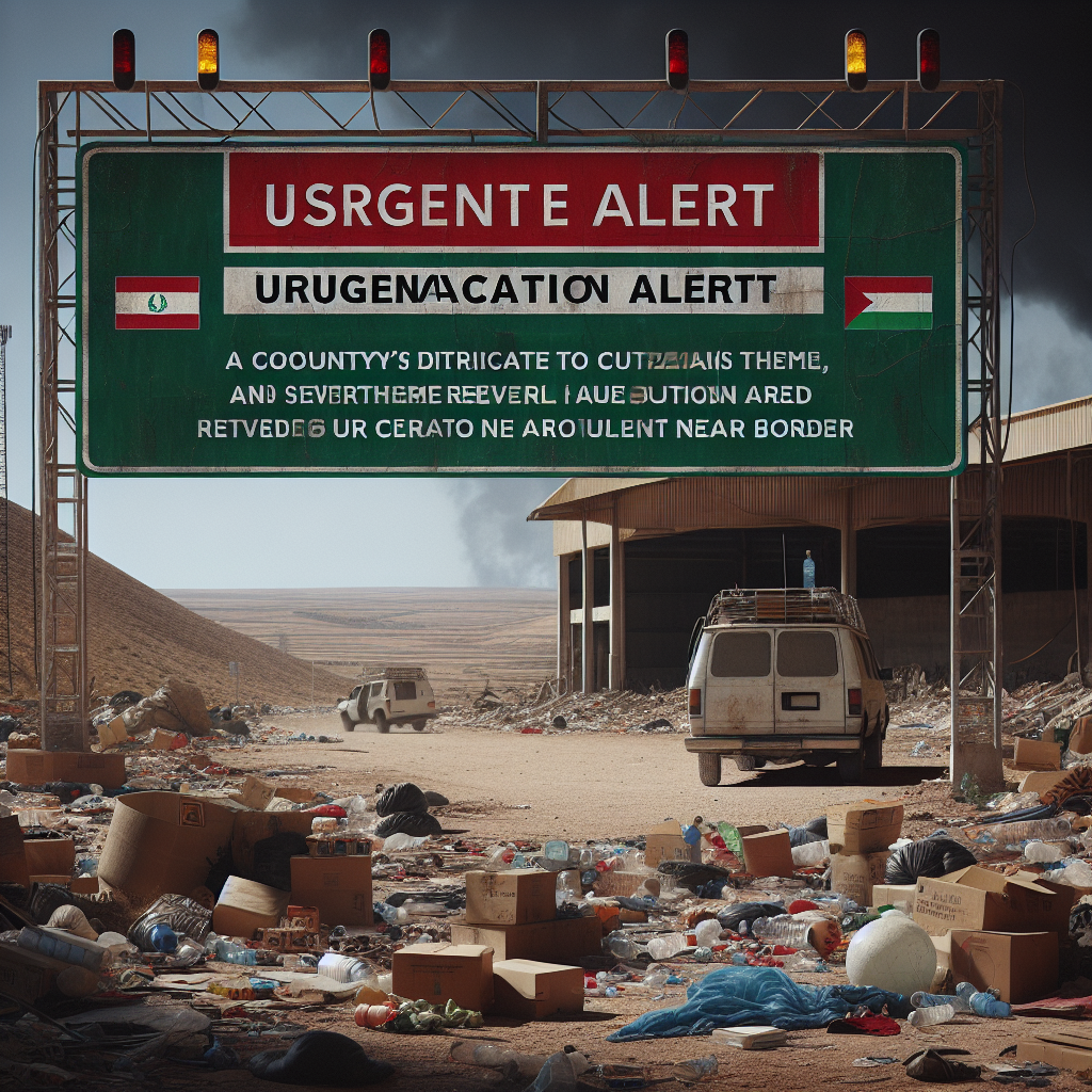 "Urgent Evacuation Alert: Israel's Directive to Gazans Near Border"