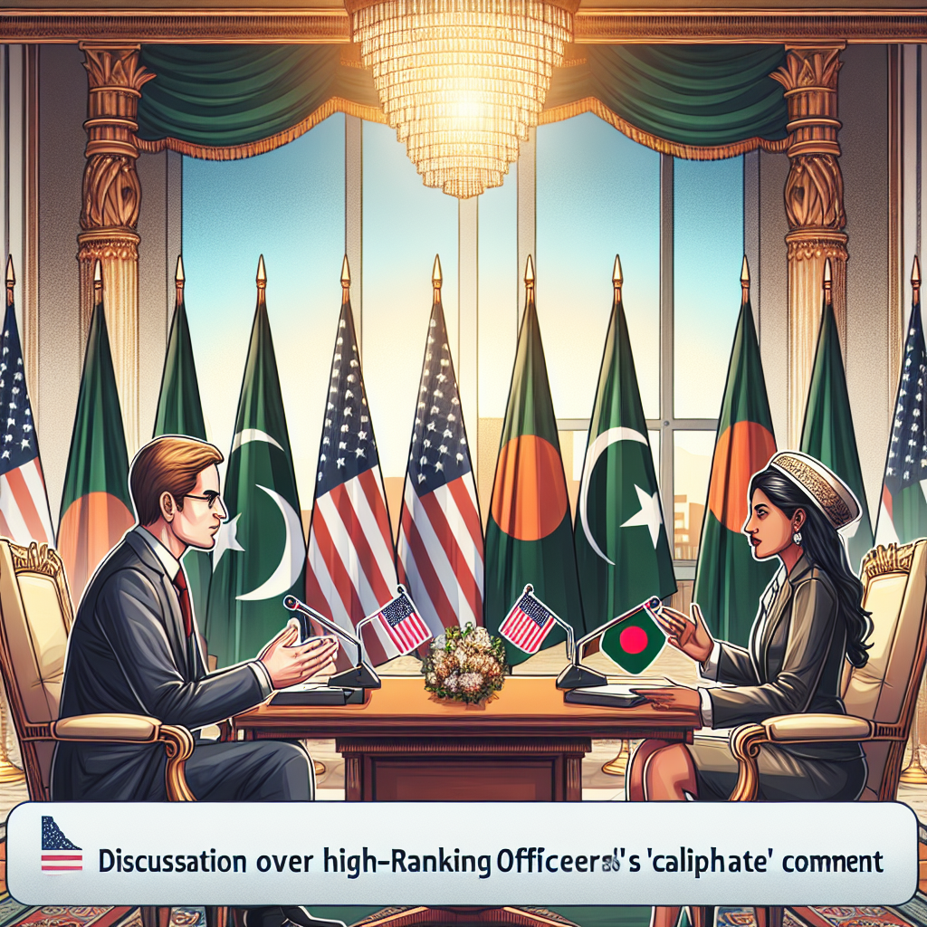 US Addresses Bangladesh Following Controversy Over Spy Chief's "Caliphate" Comment