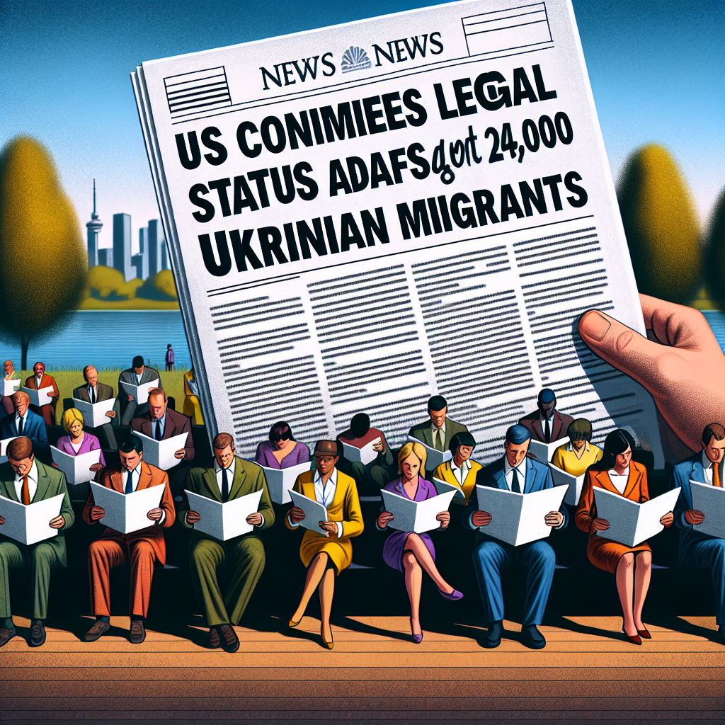 US Considers Legal Status Adjustment for 240,000 Ukrainian Migrants – Report
