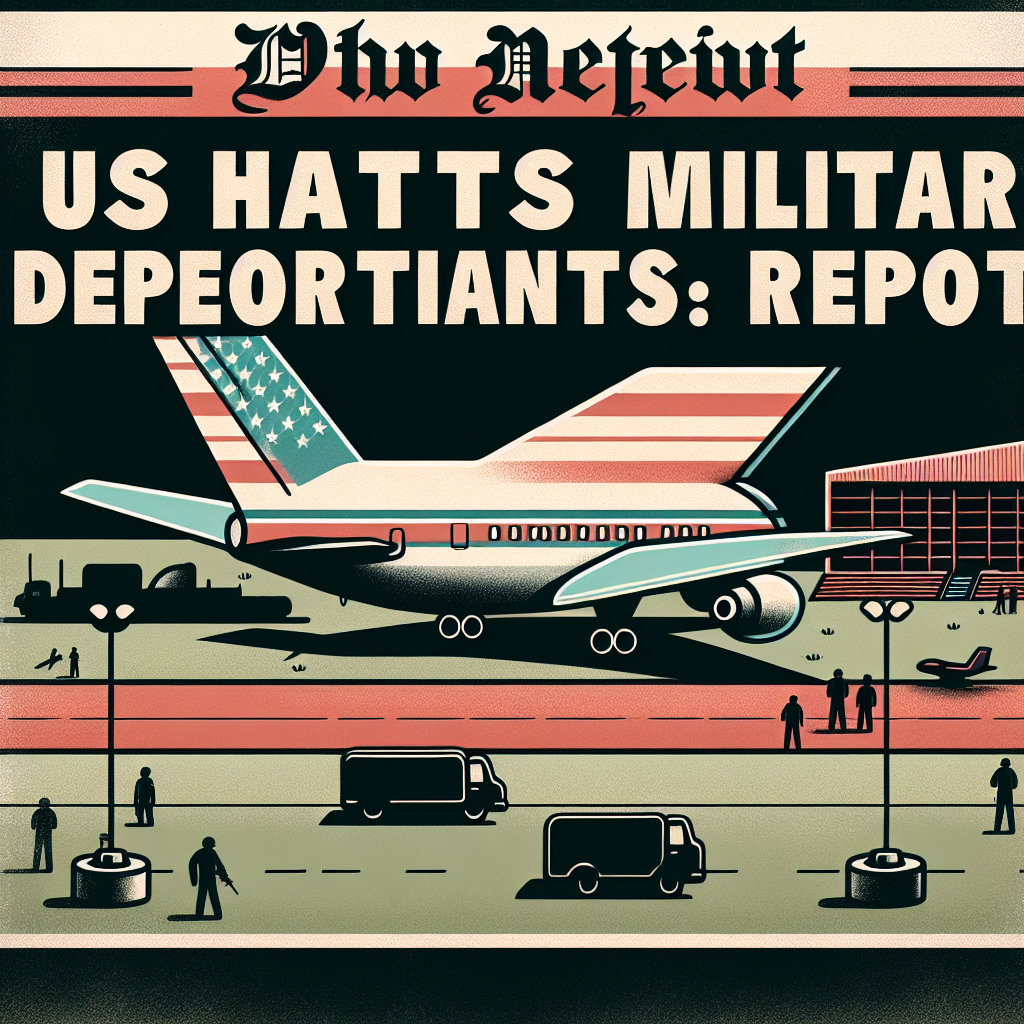 US Halts Military Deportation Flights: Report