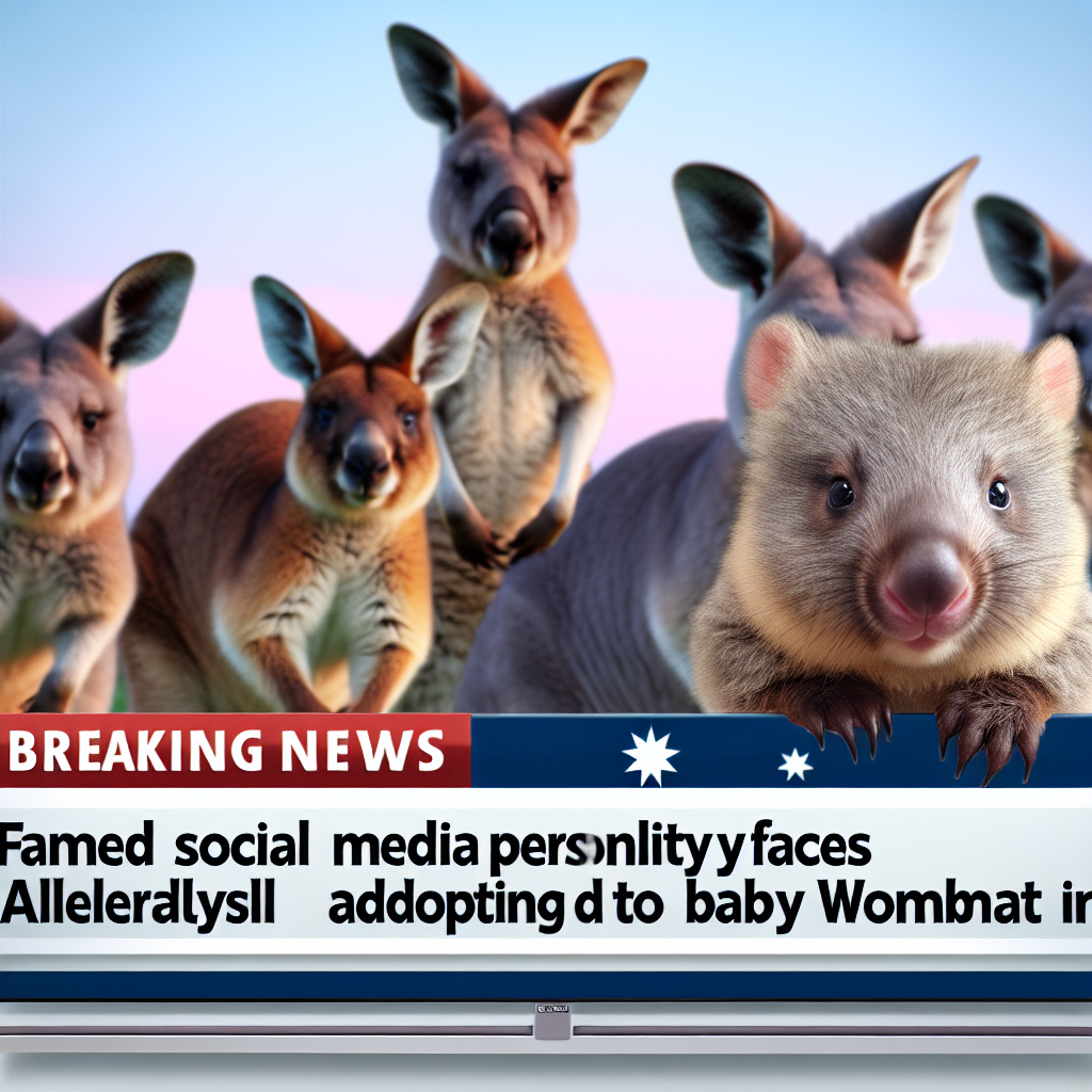 US Influencer Faces Visa Threat After Allegedly Taking Baby Wombat in Australia