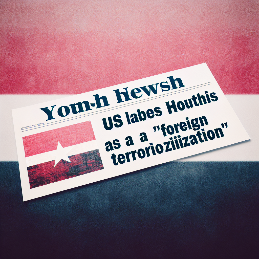 US Labels Yemen's Houthis as a 'Foreign Terrorist Organization'