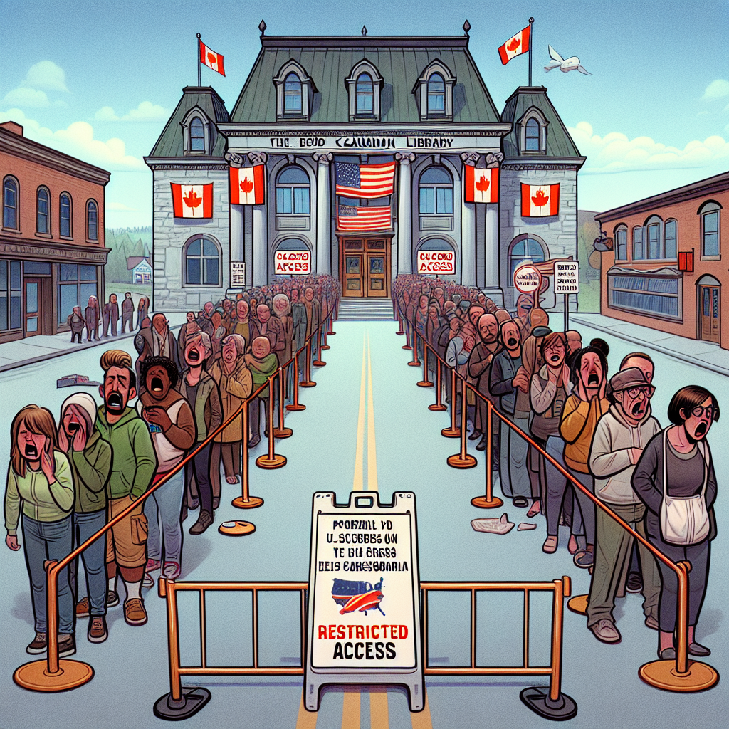 US Restriction on Canadian Access to Cross-Border Library Sparks Emotional Response