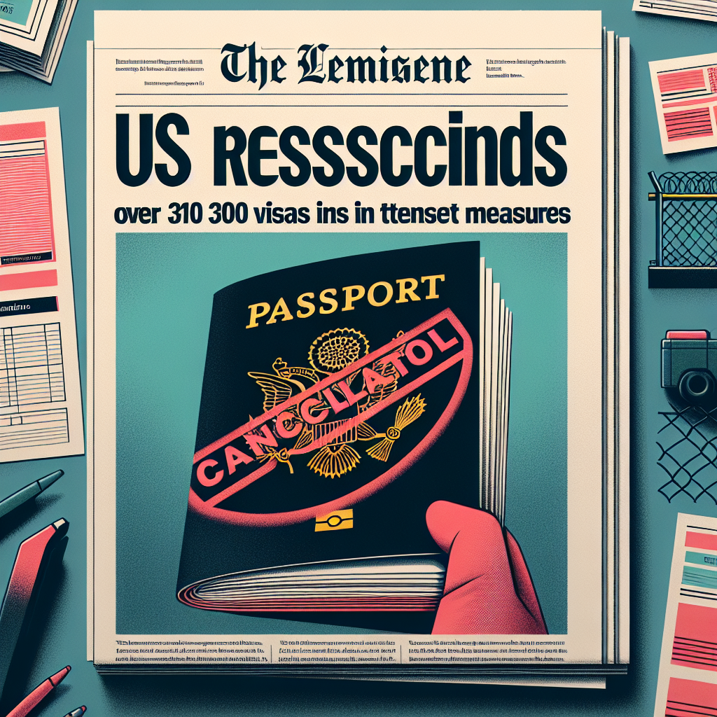 "US Revokes Over 300 Visas in Major Crackdown"