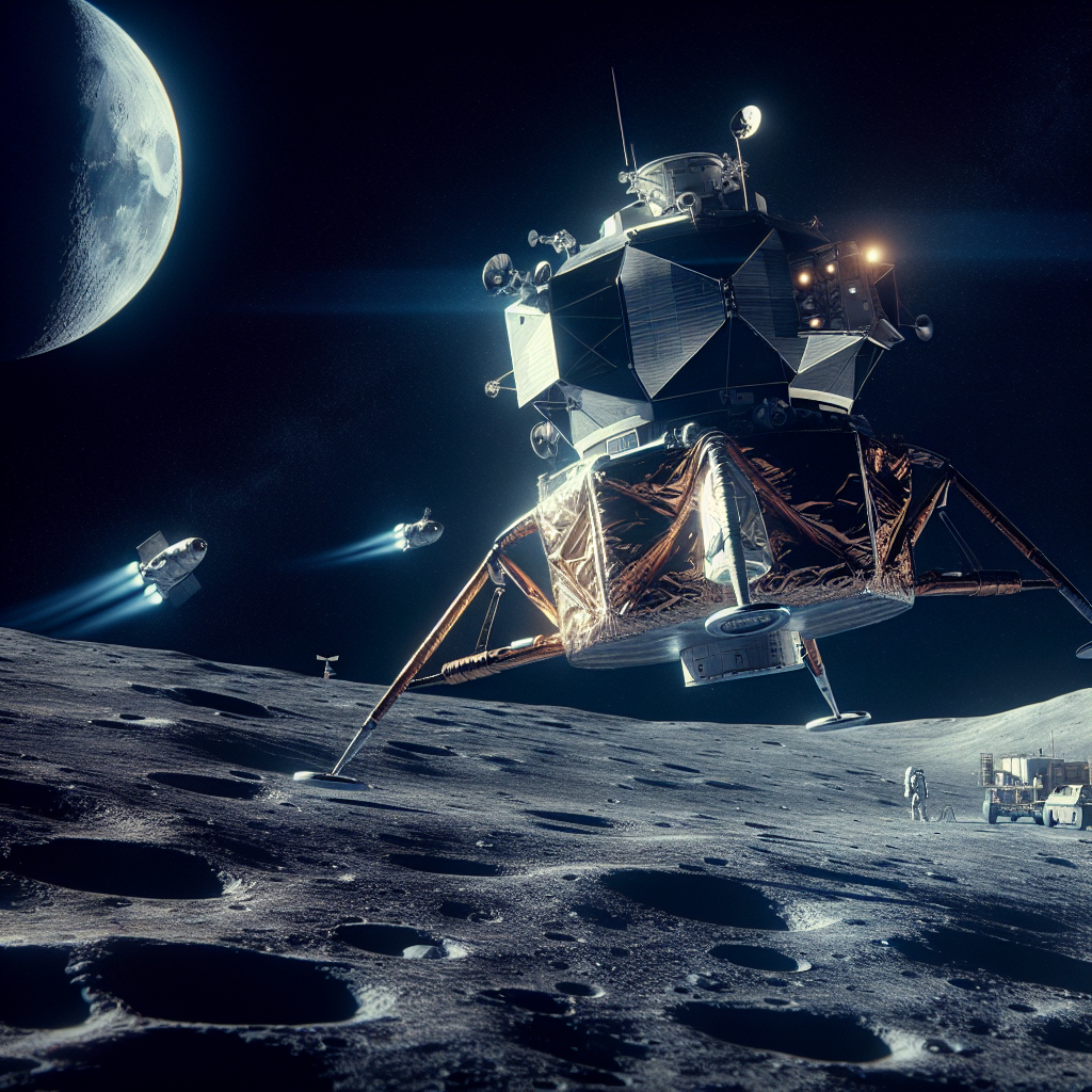 US Spacecraft Nears Bold Moon Landing Attempt
