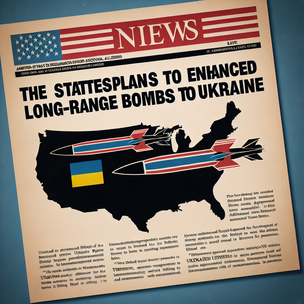US to Supply Enhanced Long-Range Bombs to Ukraine – Reuters