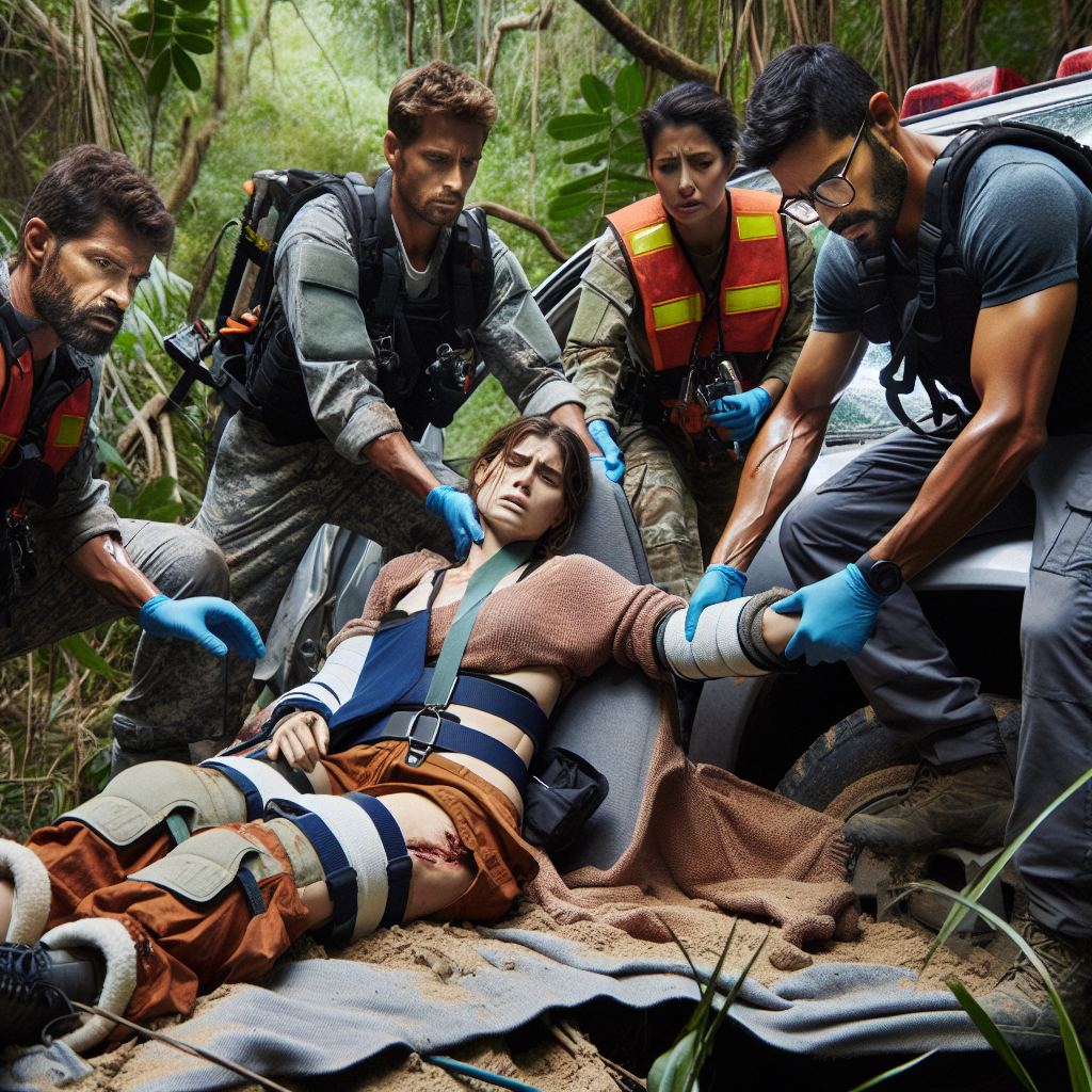 US Woman Rescued After 6 Days Trapped in Car Crash with Broken Limbs