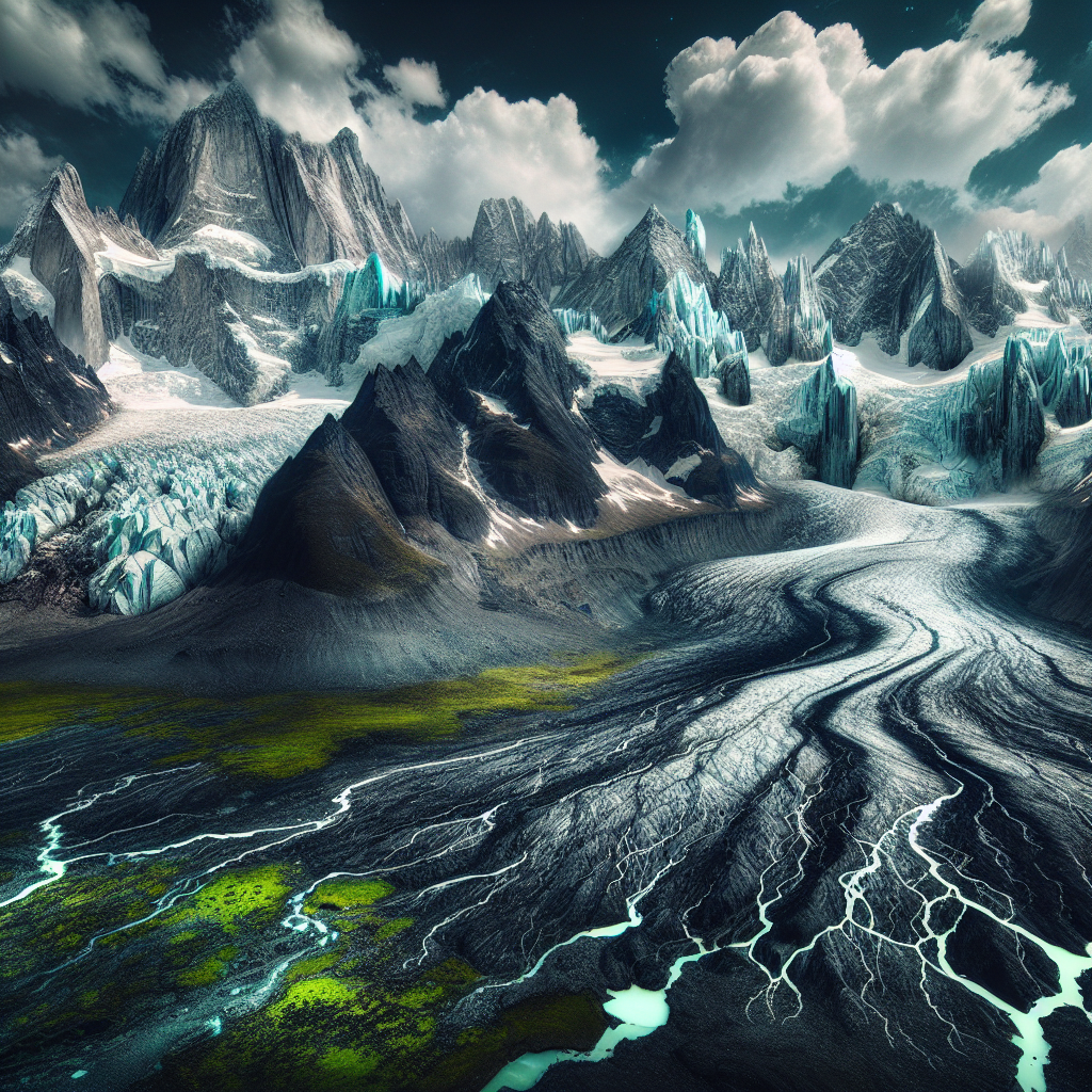 "Vanishing Beauty: The Melting Glaciers of Mount Kenya"