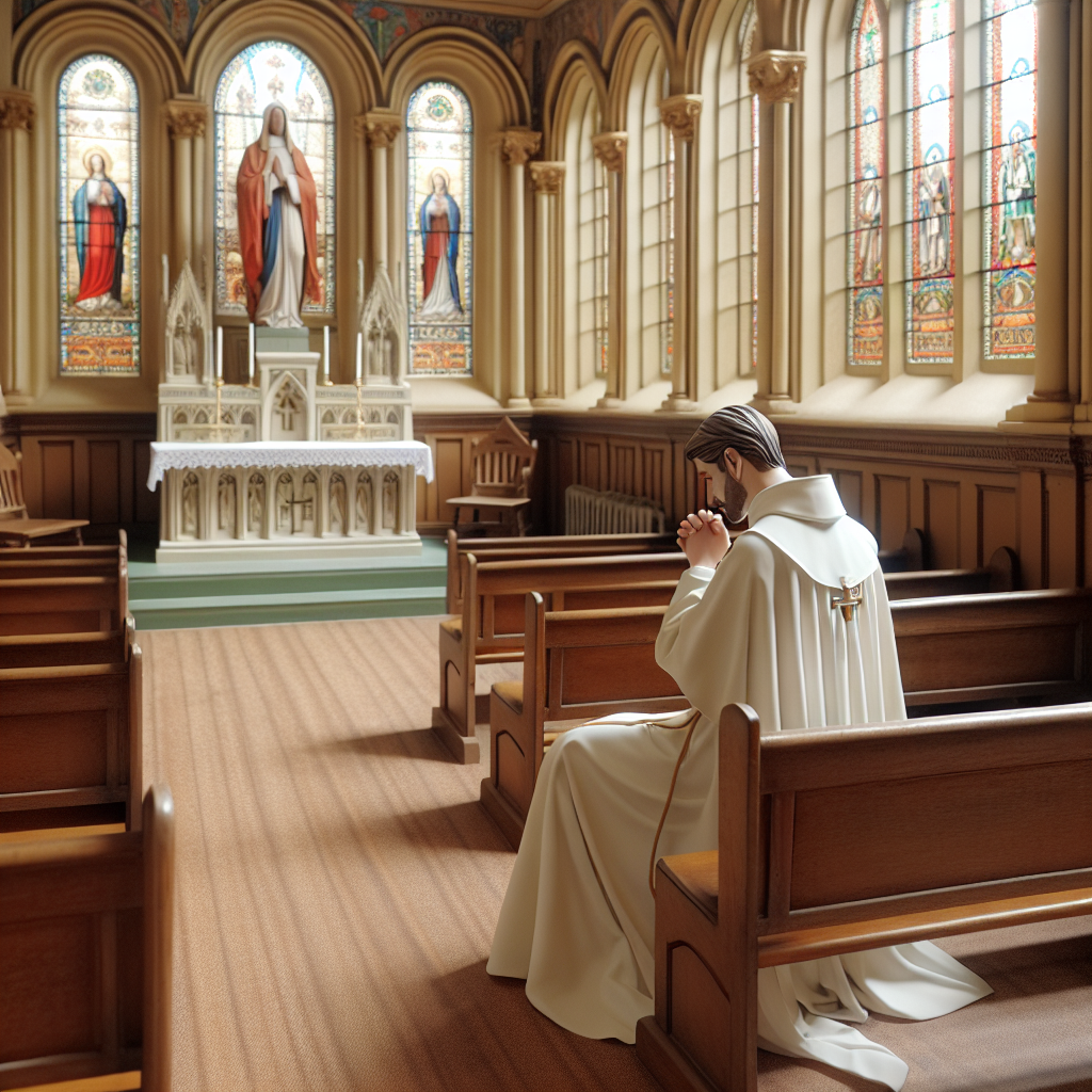 Vatican Shares Image of Pope in Prayer at Hospital Chapel