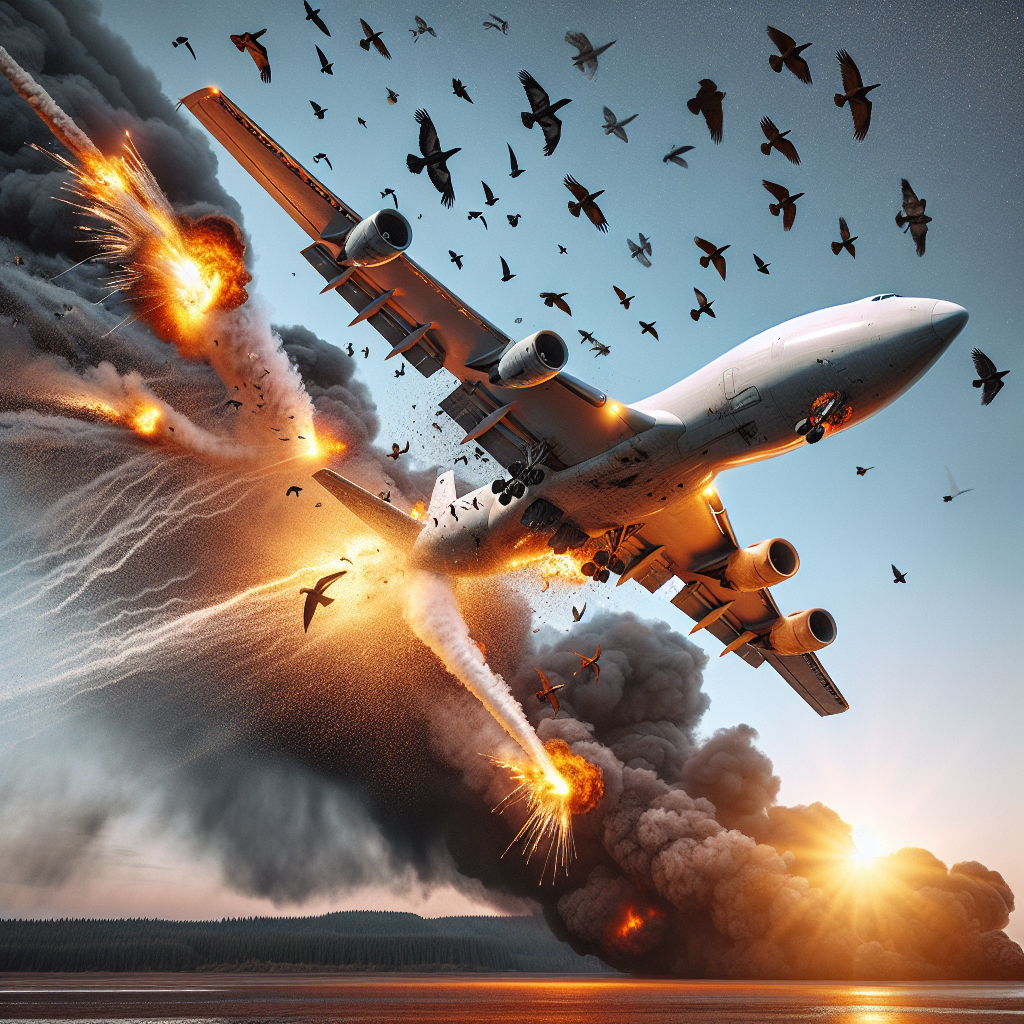 Video: Bird Strike Causes Cargo Plane to Catch Fire