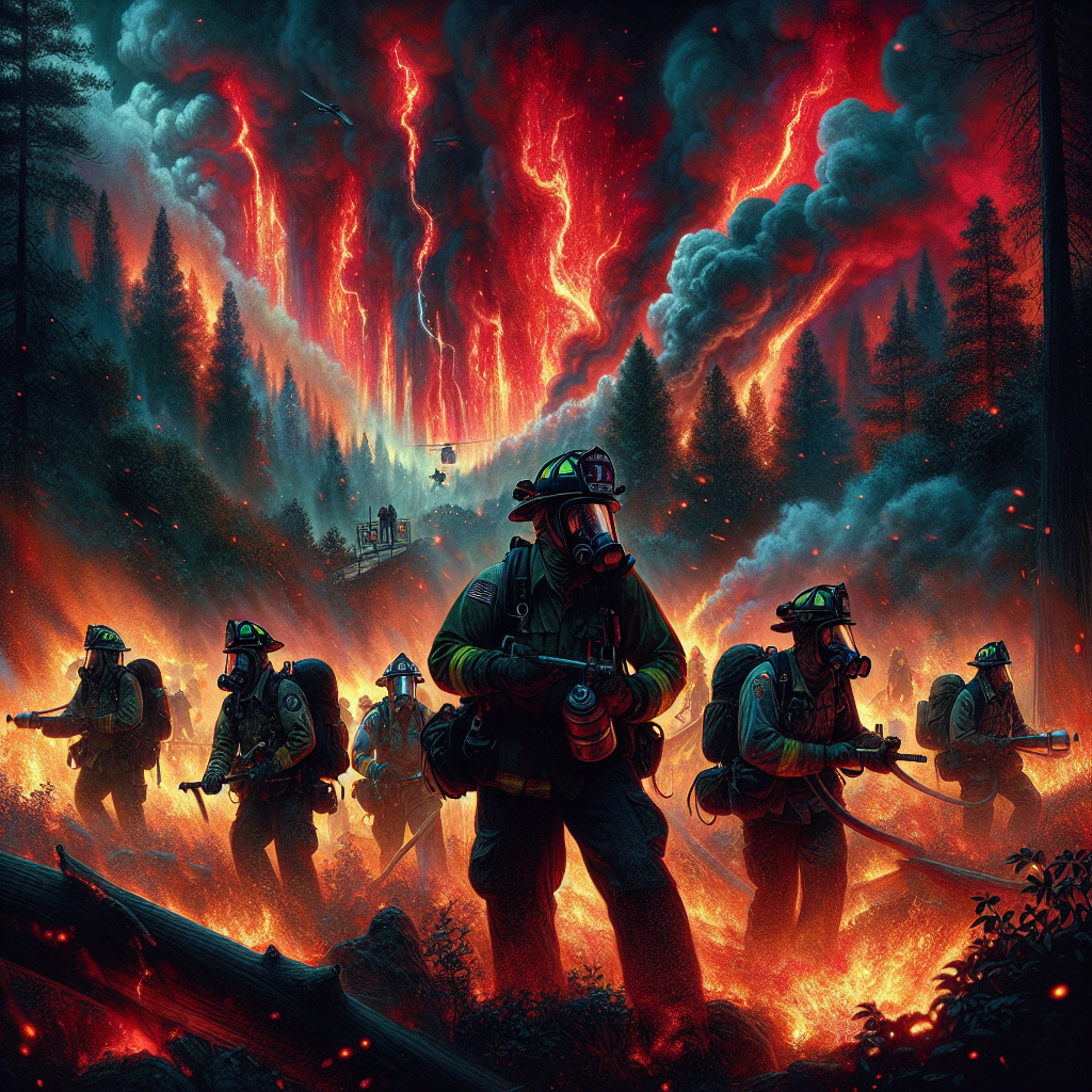 Video: US Firefighters Battle Wildfires in Carolinas Under Challenging Conditions