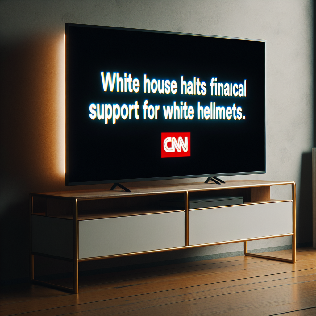 White House Halts Financial Support for White Helmets – CNN