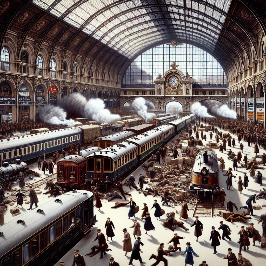 World War II Bomb Halts Operations at Paris Station